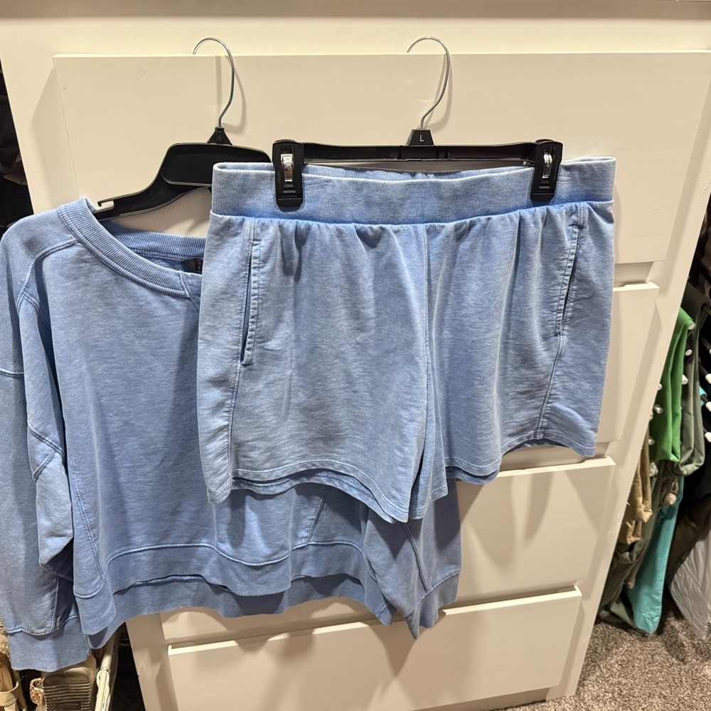 Danskin Light Blue Casual Set